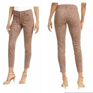 Style & Co Animal Print 16 Curvy Skinny Denim Jeans Pants Jeans Plus Curvy Plus